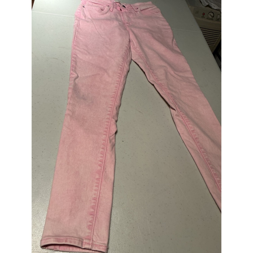 Levis 721 High Rise Skinny Jeans Pink Denim Size 28 Women Stretch Slim Fit
